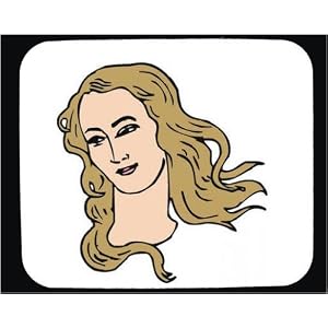 Decorated Mouse Pad with Italy, beautiful, face, Europe, hair, woman