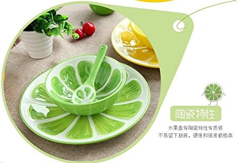 Creative hand-painted ceramic fruit bowl cartoon children watermelon breakfast Lime Saucer Cup
