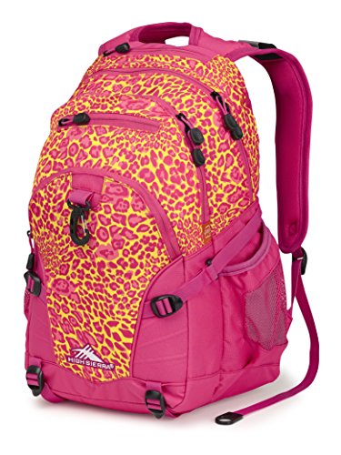 High Sierra Loop Backpack, Electric Leopard/Fuchsia