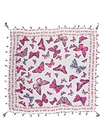 Unanyme Georges Rech (Blanc Franges Taupe)