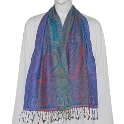 Mens Winter Fashion Neck Scarf Pure Wool 12 x 60 inches (wsmf140)
