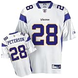 Reebok Minnesota Vikings Adrian Peterson Replica White Jersey XX Large