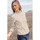 Eddie Bauer(エディー・バウアー) 長袖プリントタートルネック