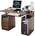 OFFICE COMPUTER DESK Dark Walnut 5w