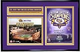 LSU Tigers Two-Time BCS Champions Frame