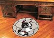 Boston University Terriers 29" Round Soccer Ball Floor Mat (Rug)