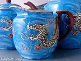 Handpainted Dragonware 15 piece Teaset Oriental