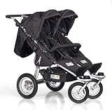 Trends For Kids Twinner Twist Duo Double Stroller, Black