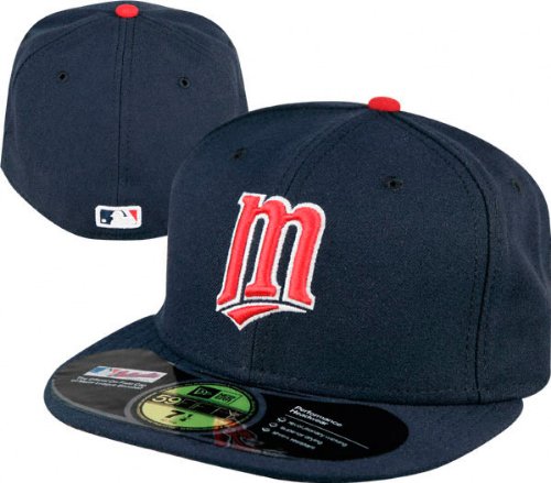 Minnesota Twins Navy Alternate Authentic On-Field 59FIFTY Fitted Hat