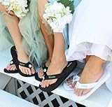 IMAGE OF Personalized Flip Flops in Black