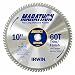 Irwin 14074 Marathon 10 x 60-Tooth Trim/Finish Circular Saw Blade