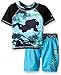 Big Chill Boys' Diver Rash Guard Swim Set