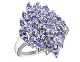 Tanzanite Ring 6.50 Carat (ctw) in Sterling Silver