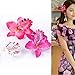 1pcs Ivory Girl Lady Bridal Silk Orchid Flower Hair Pin Wedding Bridesmaid