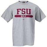 Nike Florida State Seminoles (FSU) Ash Golf T-shirt