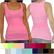 American Apparel 2x1 Rib U-Neck Tank Top