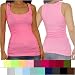 American Apparel 2x1 Rib U-Neck Tank Top