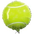 Tennis Ball Foil Balloon 6-pk. - 18"