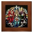 The Crowning of Mary Framed Tile