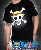 ABYstyle - ABYTEX040 - One Pièce - Déguisements et Imitations - T-Shirt Basic Homme Skull With Map