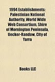 1994 Establishments: Palestinian National Authority, World Wide Web Consortium, Shire of Mornington Peninsula, Uecker-Randow, City of Yarra
