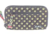 Vera Bradley Vibrant Black Zip Around Wallet