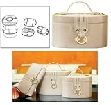 South Beach Jewelry Box (Creme) (7.5H x 11W x 7.5D)