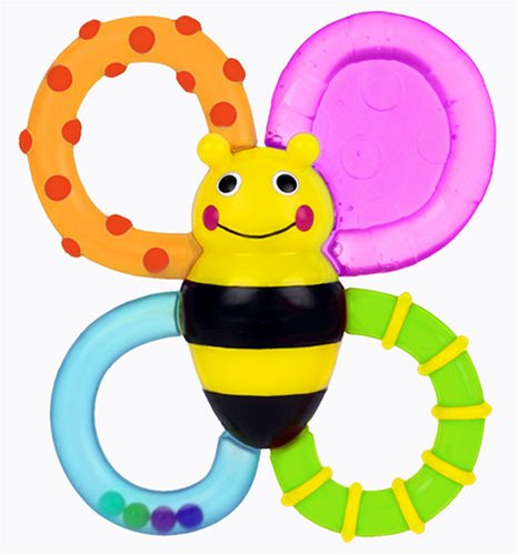 Sassy Buzz n' Bite vibrating TEETHER baby teething toys