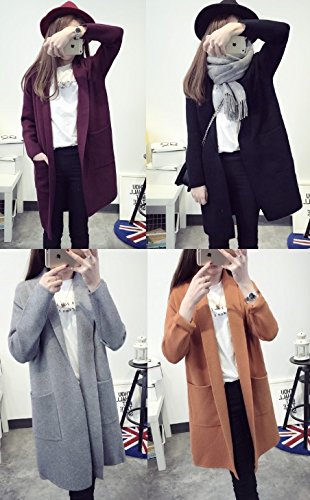 【PALERO・パレロ】選べる４色 レディース 春 秋 ベーシック 春コート シンプル コーディガン ビッグシルエット ロング カーディガン チェスターコート デイリー フリーサイズ