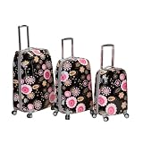 Rockland Luggage Vision Polycarbonate 3 Piece Luggage Set
