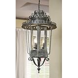 29 high Elegant Metal Gray Chandelier