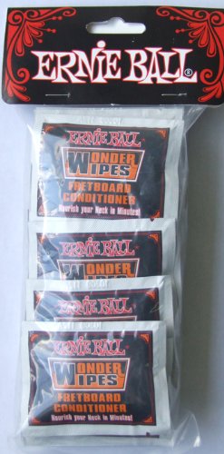 ERNIE BALL WONDER WIPES FRETBOARD CONDITIONER×20枚入