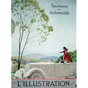 1934 France Colour Country Transport Tourism Car Tree