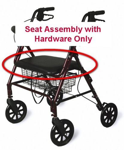Replacement Seat Assembly for MDS86800XW Bariatric Rollator