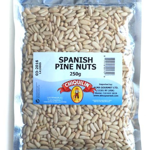 Spanish Pine Nuts, 8.8 Ounce Bag (250 Gram) Food, Beverages Tobacco