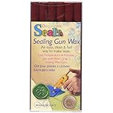 Manuscript Pen Sealing Gun Wax Stickers, Red, 6-Pack