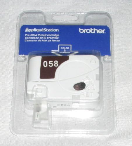 Brother Applique Station Pre-Filled Thread Cartridge 058 DARK BROWN