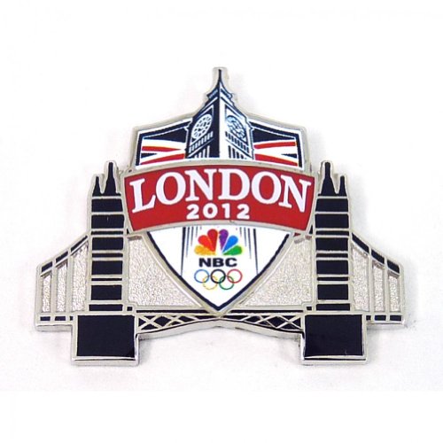 2012 Olympics NBC London Tower Bridge Pin