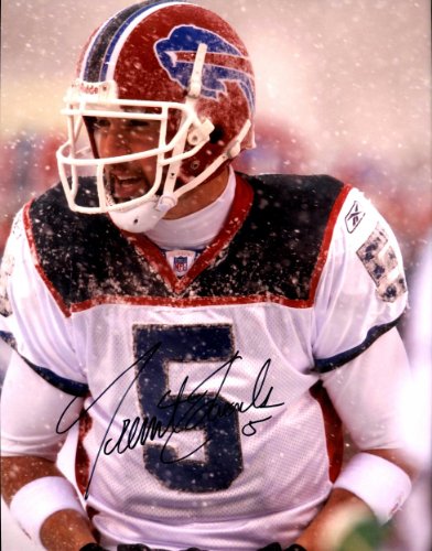 Trent Edwards Autographed Buffalo Bills Photo - 11x14 - Autographed NFL Photos