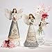 Elements Mother Angel Figurine by Pavilion, 8-Inch, Reads a Mother Loves with All Her Heart