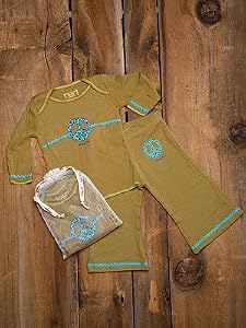 "Born Free" Baby Shirt/Pants Gift Set 12-24 months