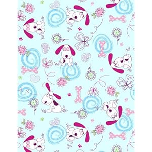 Fitted Sheet (BABYBJÖRN Travel Crib Light) - Puppy Love - Made In USA