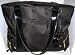 Michael Kors Extra-Large Tote--Black Nylon with Patent Leather Trim