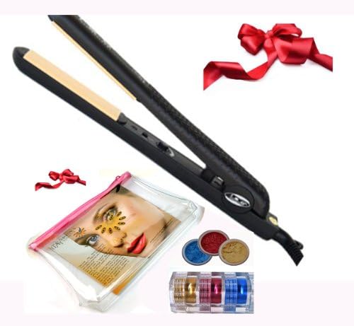 Bundle 2 Items : 1x Iso Professional Hair Iron Spectrum Pro Ultra "Black"+1x Itay 3 Stack "Carribean Samba"