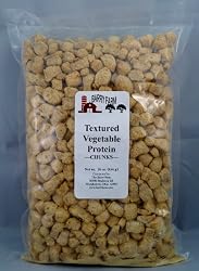 Textured Vegetable Protein Chunks, 1 lb.