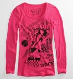 Volcom Rad Rage Punk Long Sleeve Tee - Post It Pink X Sml