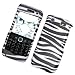RIM BlackBerry Pearl 9100 (T-Mobile) Snap On Protector Hard Case Image Cover Zebra