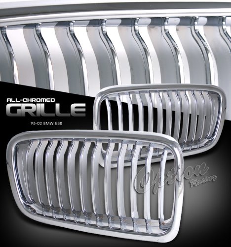 95 96 97 98 99 00 01-02 BMW E38 7-SERIES 740I 740IL 750IL FRONT CHROME GRILLE GRILL