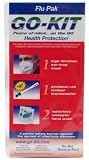 Go-Kit Flu and Infectious Diseases Protection Kit, Flu Pak (Pack of 2)
