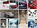 Stickers Decal Canoe Kayak Figure Car Door Hobbies Sports car Durable White (4 X 3.96 in)